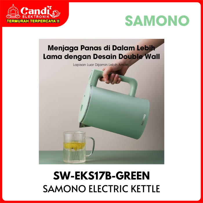 Samono Electric Kettle Sw-eks17b-green